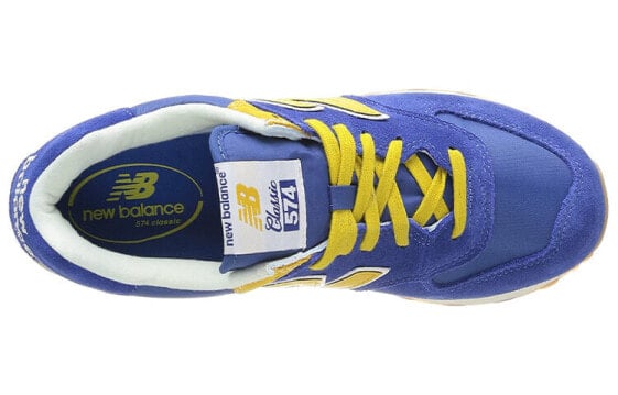 Для бега New Balance NB 574 Series Running Shoes Unisex Low-Top Blue/Yellow ML574VBY
