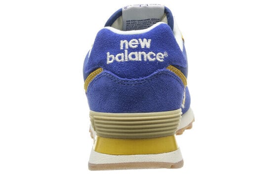 Для бега New Balance NB 574 Series Running Shoes Unisex Low-Top Blue/Yellow ML574VBY