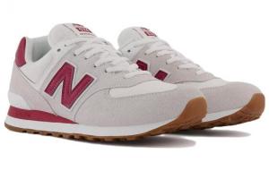 Для бега New Balance 574 White Red Gum ML574TE2