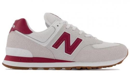 Для бега New Balance 574 White Red Gum ML574TE2