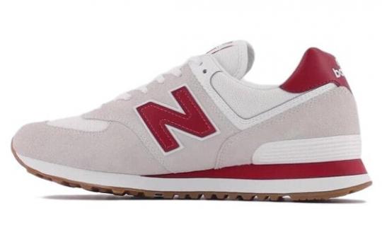 Для бега New Balance 574 White Red Gum ML574TE2