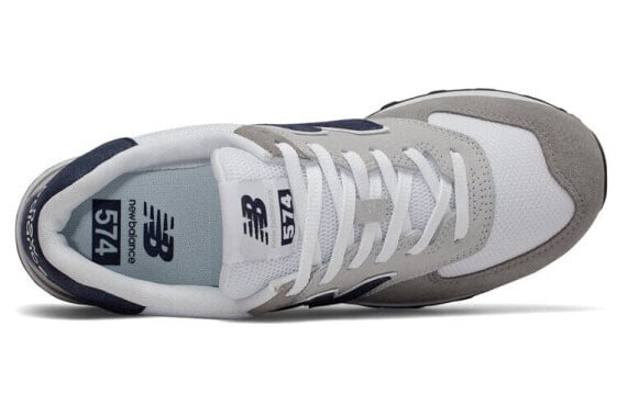 Для бега New Balance 574 Grey White Navy ML574EAG