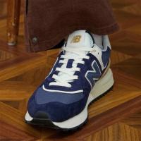 Для бега New Balance 574 Navy White Beige U574LGBB