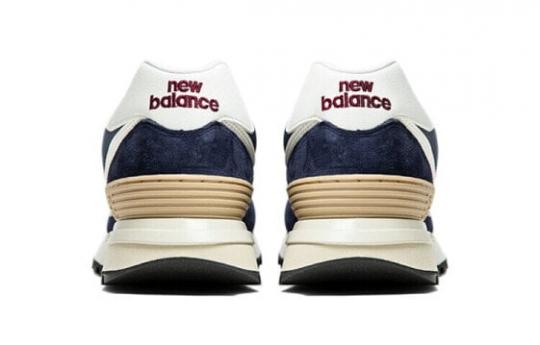 Для бега New Balance 574 Navy White Beige U574LGBB