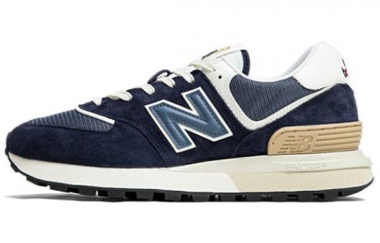 Для бега New Balance 574 Navy White Beige U574LGBB