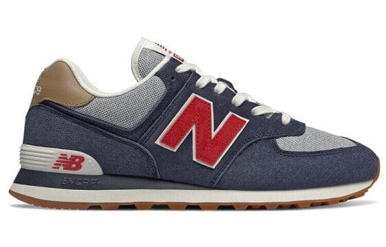 Для бега New Balance NB 574 Running Shoes Unisex Low-Top Night Blue ML574PTR
