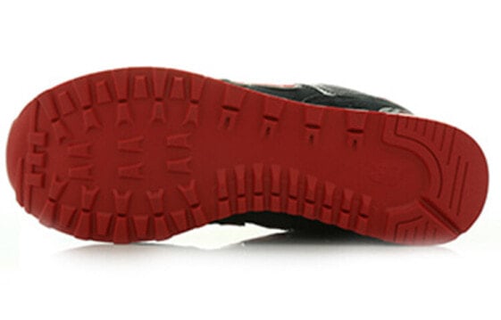 Для бега New Balance NB 574 Running Shoes Unisex Low-Top Black/Red ML574VTK