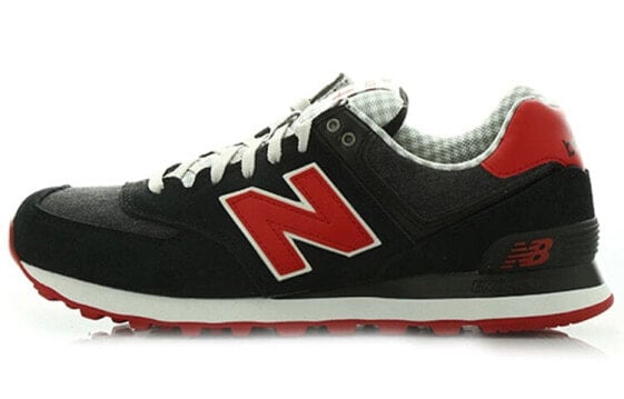 Для бега New Balance NB 574 Running Shoes Unisex Low-Top Black/Red ML574VTK