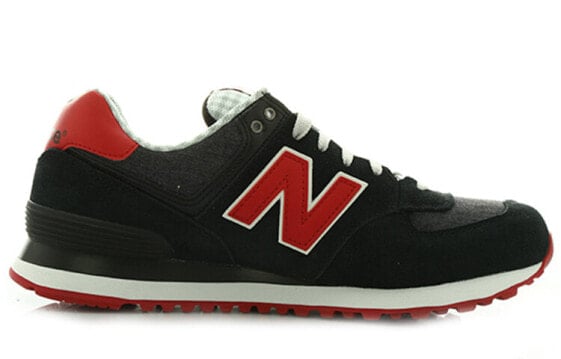 Для бега New Balance NB 574 Running Shoes Unisex Low-Top Black/Red ML574VTK