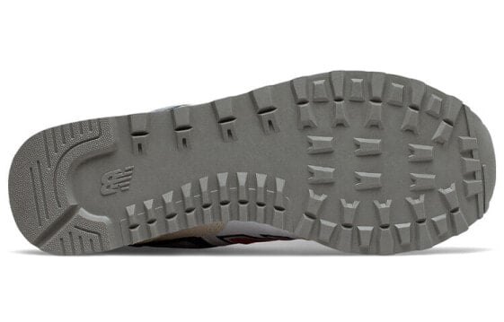 Для бега New Balance NB 574 Running Shoes Women's Low-Top Off White Pink WL574VAC