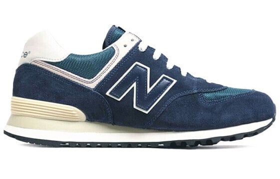 Для бега New Balance NB 574 Running Shoes Unisex Low-Top Marine Blue ML574VN