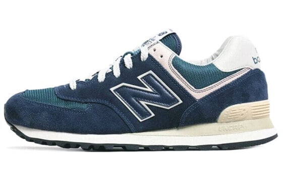 Для бега New Balance NB 574 Running Shoes Unisex Low-Top Marine Blue ML574VN