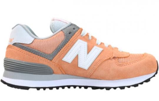 Для бега New Balance NB 574 Running Shoes Women's Low-Top Peach Pink WL574CB