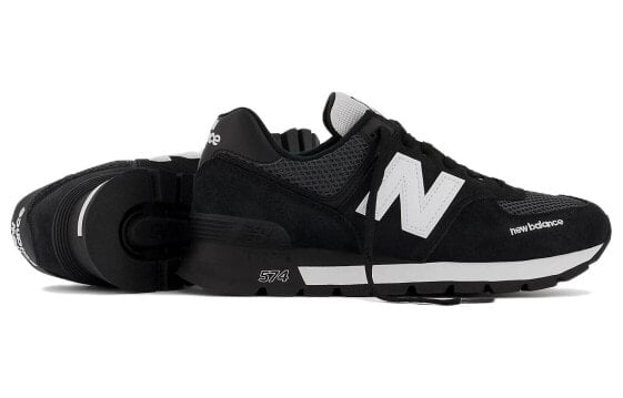 Для бега New Balance NB 574 Series Running Shoes Men Low-Top Black White ML574DGO