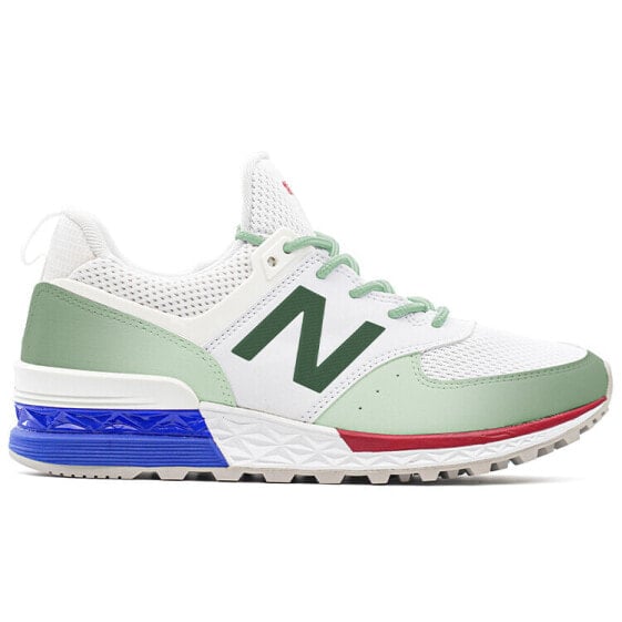 Для бега New Balance NB 574 Sport Running Shoes Unisex Low-Top Green Bamboo MS574SCN