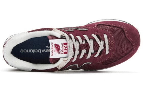 Для бега New Balance 574 Burgundy White ML574EVM