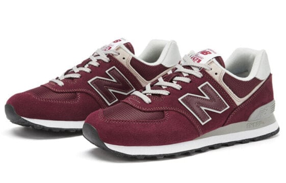 Для бега New Balance 574 Burgundy White ML574EVM