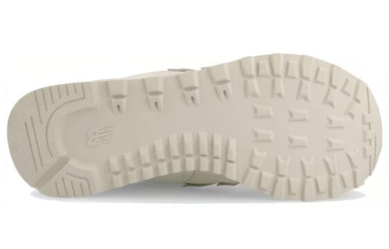 Для бега New Balance NB 574 Series Running Shoes Women's Low-Top Beige Yellow/White WL574CHG