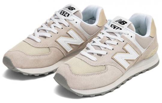 Для бега New Balance 574 Shoes 'Beige White' U574FOG-