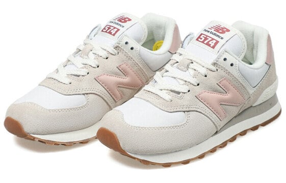Для бега New Balance 574 White Pink Gum U574RE2