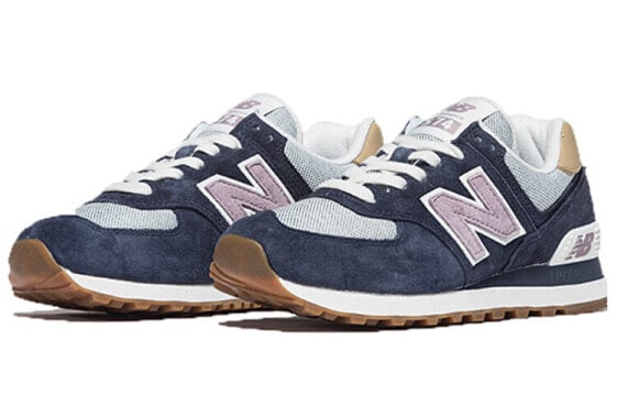 Для бега New Balance NB 574 Series Running Shoes Women's Low-Top Navy Blue WL574NVC