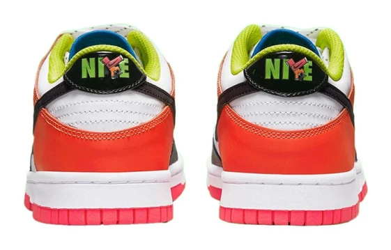 Nike Dunk Abrasion Resistant Low Top Skateboard Shoes Men's White Blue DD1391-100(Team285-男款雪海之谜)