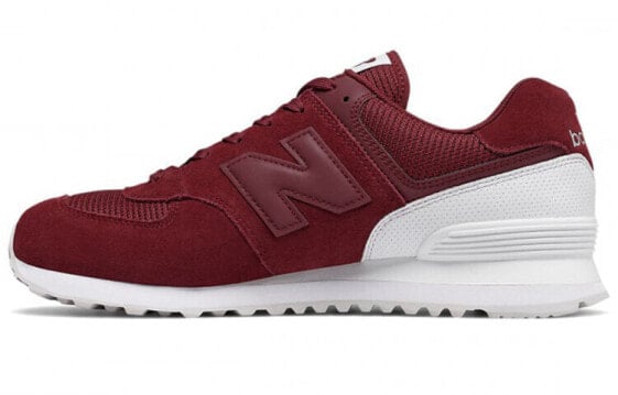 Для бега New Balance NB 574 Running Shoes Unisex Low-Top Scarlet/White ML574WC