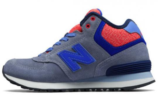 Для бега New Balance NB 574 Series Running Shoes Women's Mid-Top Gray Red/Blue/White WH574WC