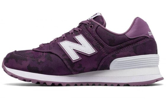 Для бега New Balance NB 574 Running Shoes Women's Low-Top Camouflage Purple WL574MWA