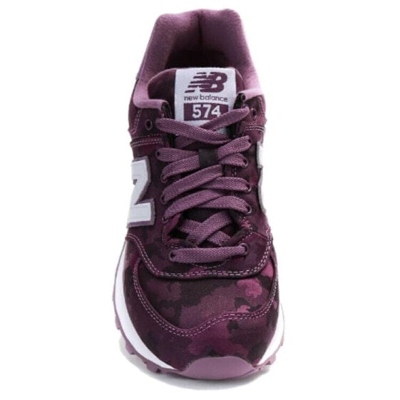 Для бега New Balance NB 574 Running Shoes Women's Low-Top Camouflage Purple WL574MWA