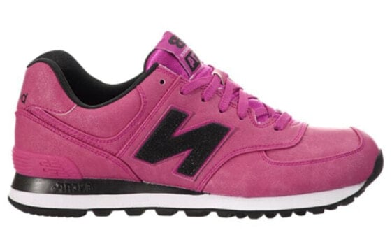 Для бега New Balance NB 574 Running Shoes Women's Low-Top Rose Red/Black WL574MGR