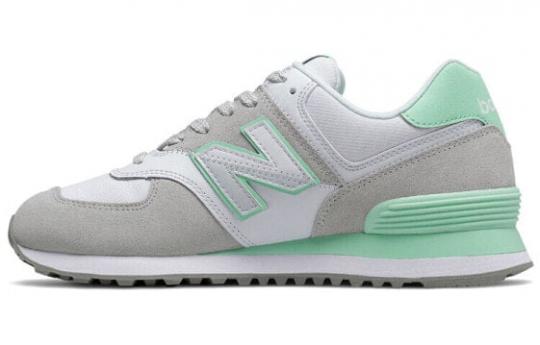 Для бега New Balance NB 574 Series Running Shoes Women's Low-Top Gray Green WL574NHA