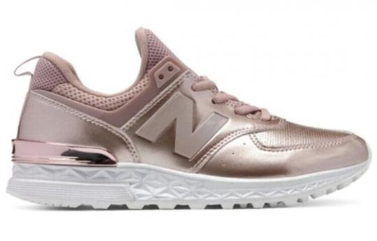 Для бега New Balance NB 574 Sport Running Shoes Women's Low-Top Rose Gold WS574SAR