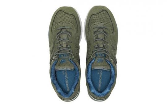 Для бега New Balance NB 574 Running Shoes Unisex Low-Top Army Green ML574ENB