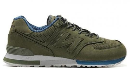 Для бега New Balance NB 574 Running Shoes Unisex Low-Top Army Green ML574ENB