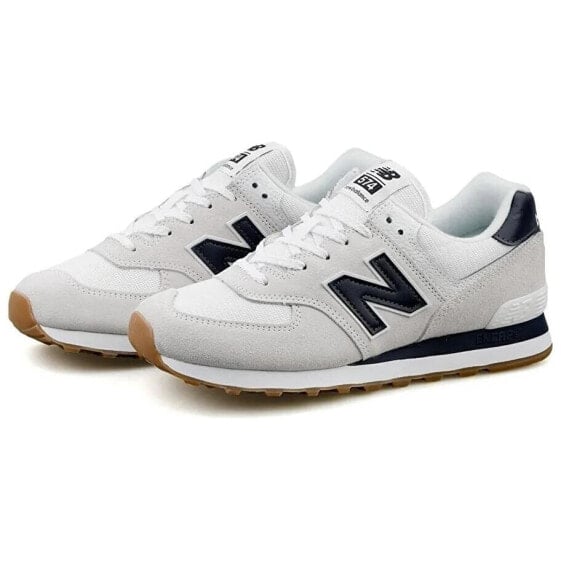 Для бега New Balance 574 White Navy Gum ML574TF2