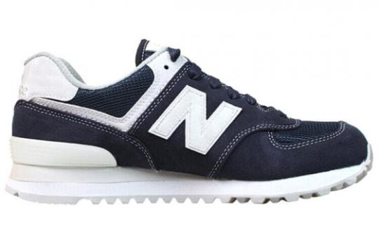 Для бега New Balance NB 574 Running Shoes Unisex Low-Top Navy Blue ML574SEE