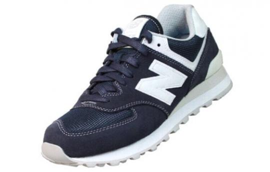 Для бега New Balance NB 574 Running Shoes Unisex Low-Top Navy Blue ML574SEE