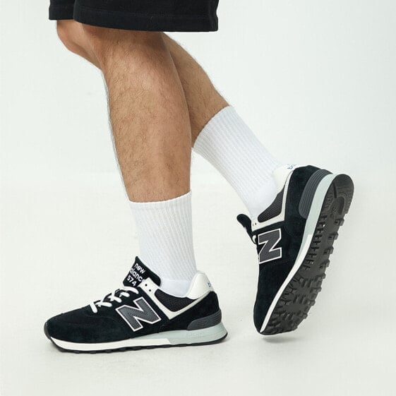 Для бега New Balance 574 Black White Grey U574BK2