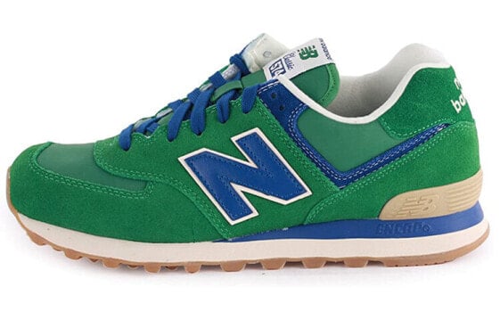 Для бега New Balance NB 574 Running Shoes Men Low-Top Green Blue ML574VGR