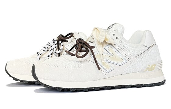 Для бега New Balance NB 574 Running Shoes Unisex Low-Top White Gray U574LS2