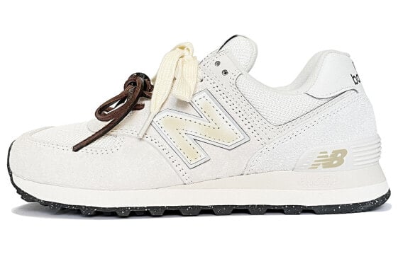 Для бега New Balance NB 574 Running Shoes Unisex Low-Top White Gray U574LS2