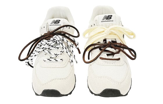 Для бега New Balance NB 574 Running Shoes Unisex Low-Top White Gray U574LS2