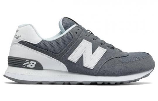 Для бега New Balance NB 574 Series Running Shoes Unisex Low-Top Gray White ML574CNC