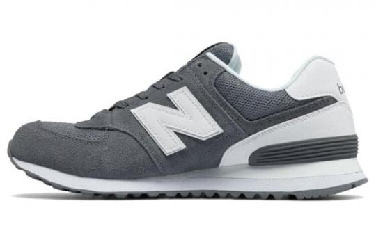 Для бега New Balance NB 574 Series Running Shoes Unisex Low-Top Gray White ML574CNC