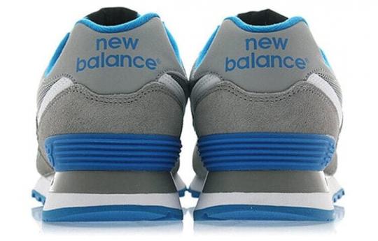 Для бега New Balance NB 574 Series Running Shoes Unisex Low-Top Gray Blue ML574CPH