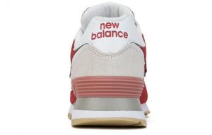 Для бега New Balance NB 574 Series Running Shoes Women's Low-Top Red White WL574TAD