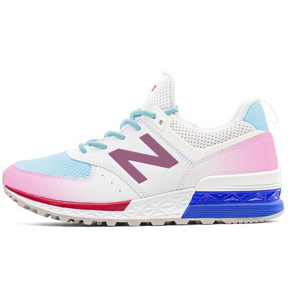 Для бега New Balance NB 574 Sport Running Shoes Unisex Low-Top Blue/Pink MS574SCN