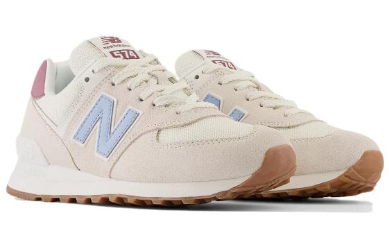 Для бега New Balance 574 Beige Baby Pink Ecru Blue Women's WL574RD