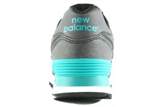 Для бега New Balance NB 574 Running Shoes Women's Low-Top Dark Gray/Blue/White WL574MBK